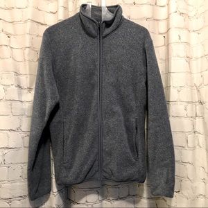 Uniqlo Fleece Jacket (Chambray Blue)